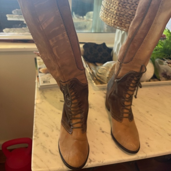 For Bella!!!    Anthropologie Tara Saddle Boots By Farylrobin - Picture 4 of 16